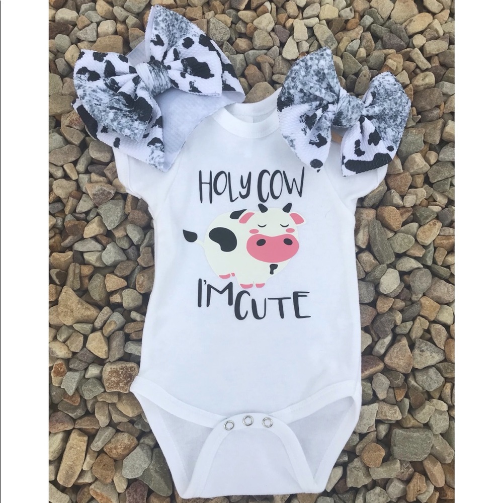 Handmade onesie and Headband!